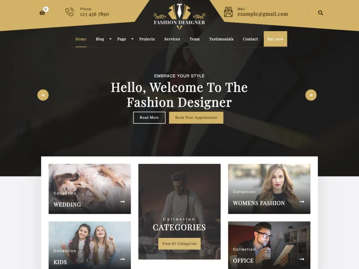 Theme thời trang cho WordPress