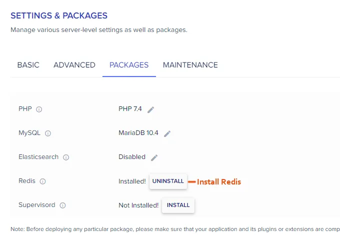 Setting & Package