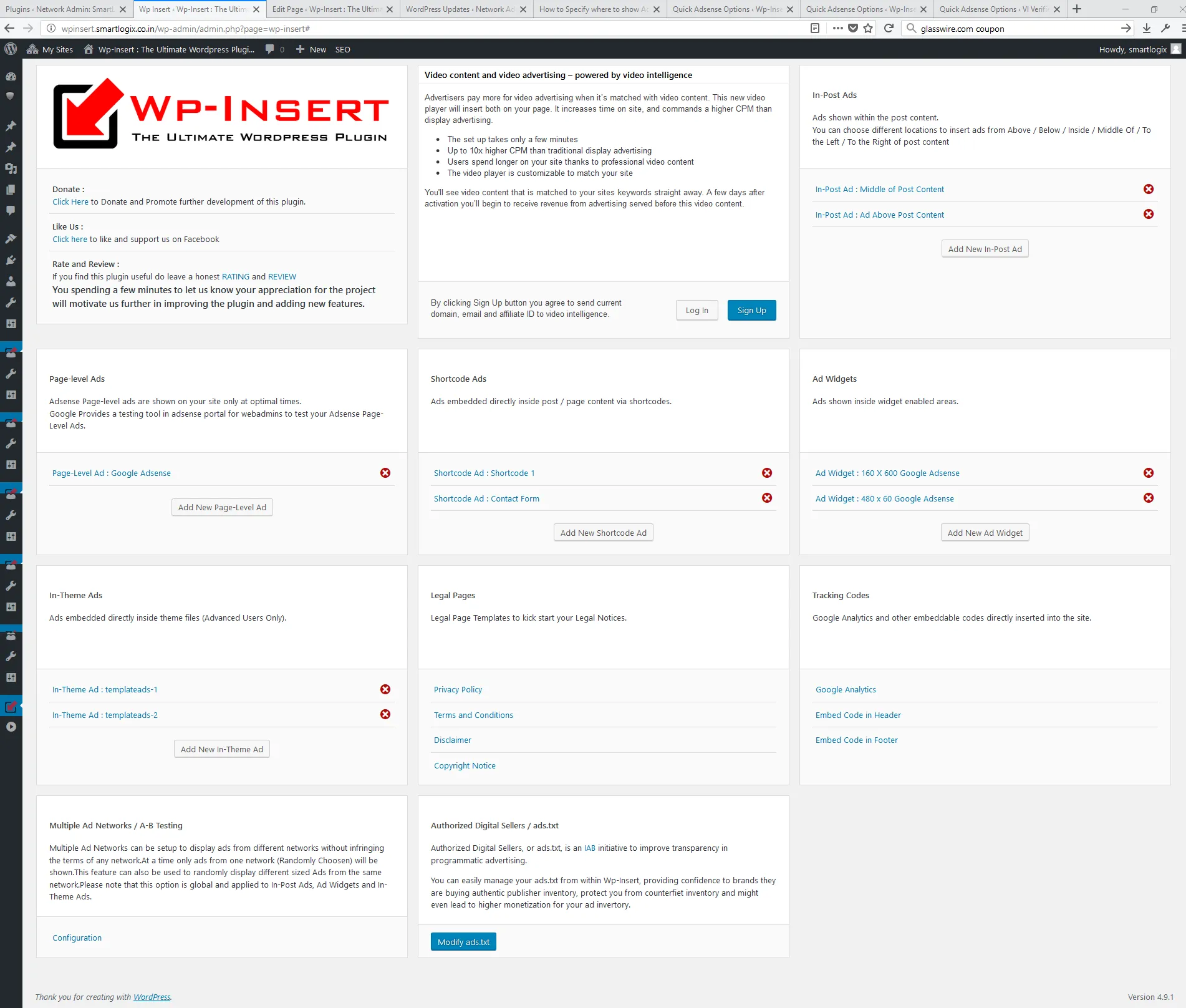 plugin chèn quảng cáo cho WordPress