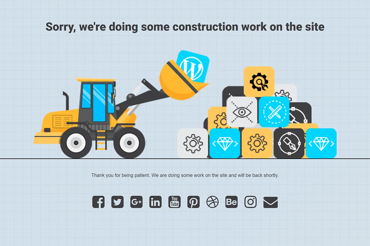 Plugin bảo trì WordPress Under Construction Page