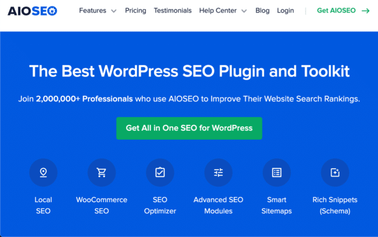 AIOSEO (All in One SEO) - Plugin SEO cho WordPress toàn diện nhất