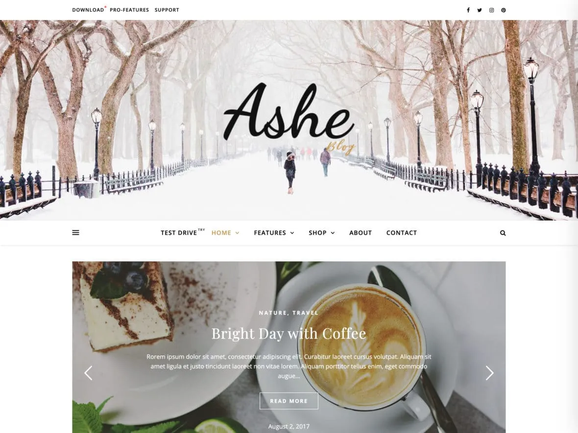 Theme thời trang cho WordPress