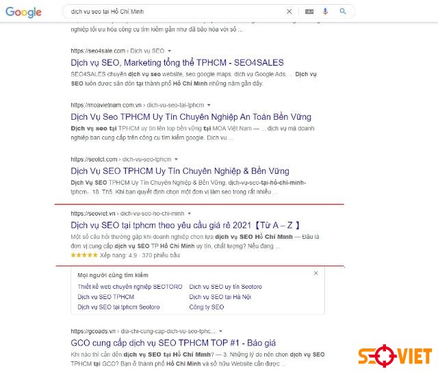 seo tại Hồ Chí Minh