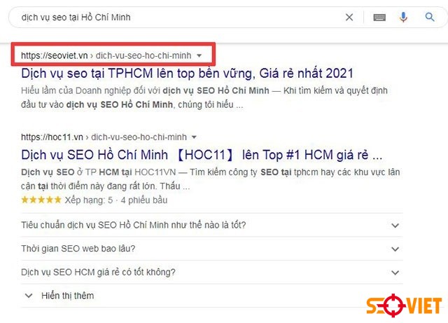 dịch vụ seo tại Hồ Chí Minh