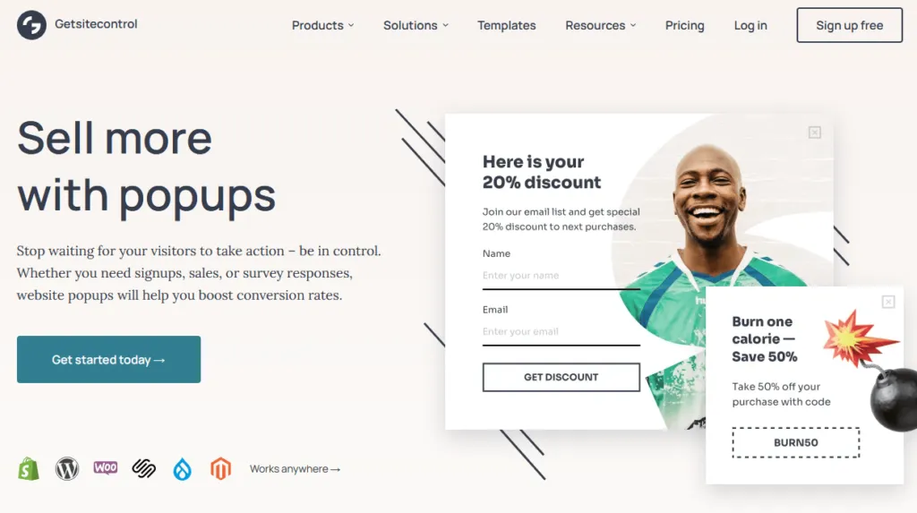 Plugin popup WordPress - Getsitecontrol