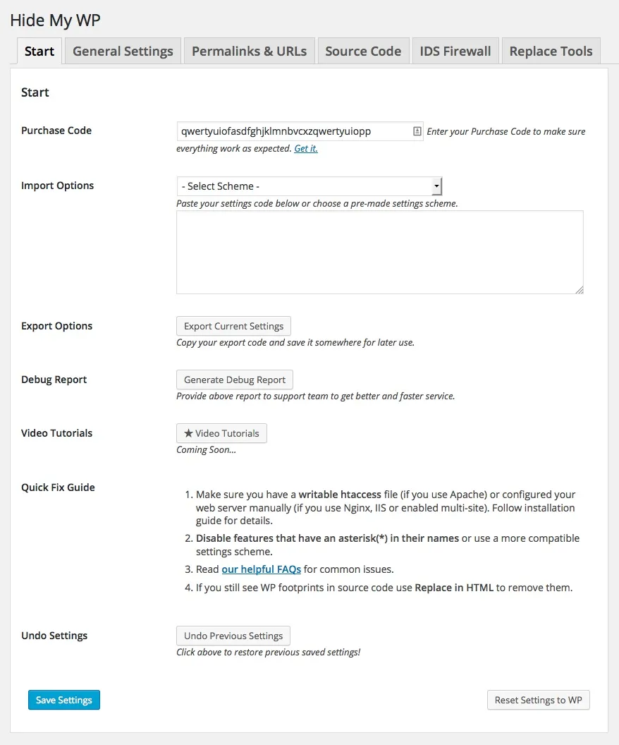 Plugin chống spam Hide My WP