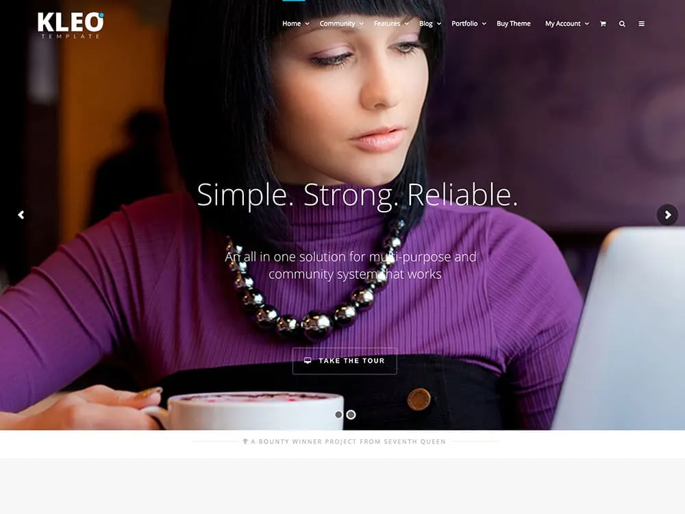 Theme WordPress forum Kleo