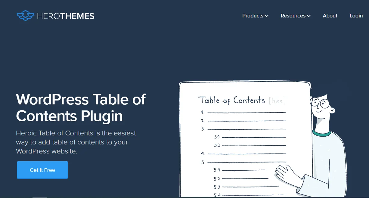 Plugin Heroic Table of Contents