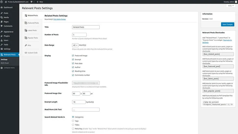 Plugin Relevant