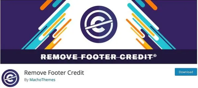 Plugin Remove Footer Credit