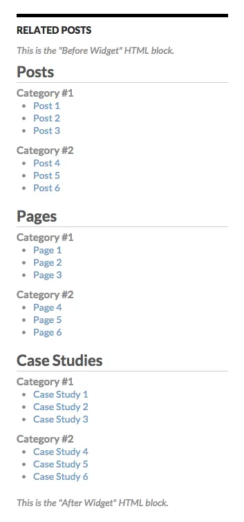 Plugin Super Simple Related Posts