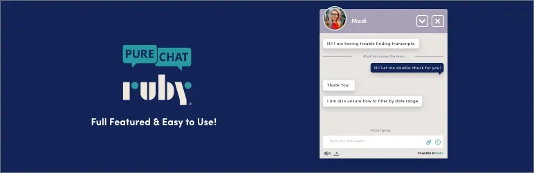 Pure Chat Plugin live chat WordPress