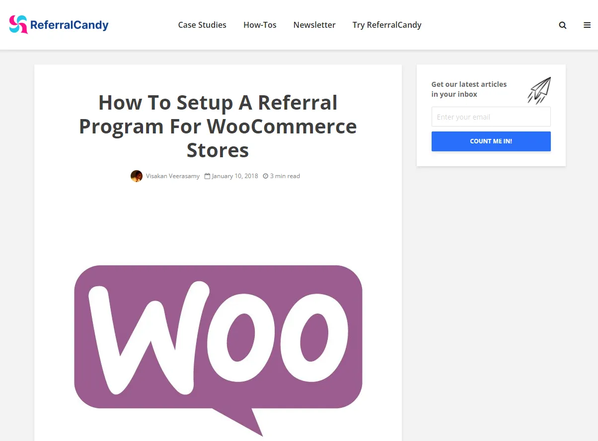 ReferralCandy for WooCommerce