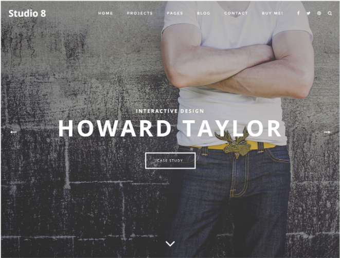 Studio 8 agency WordPress theme