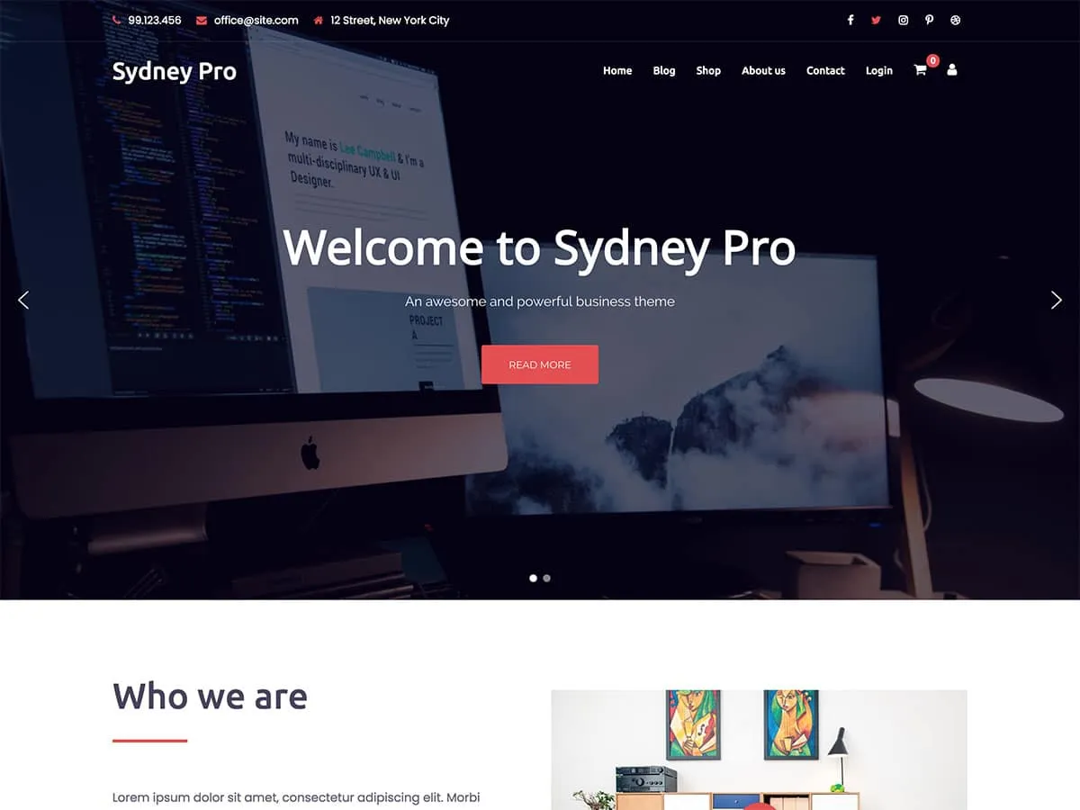 Theme Sydney Pro 