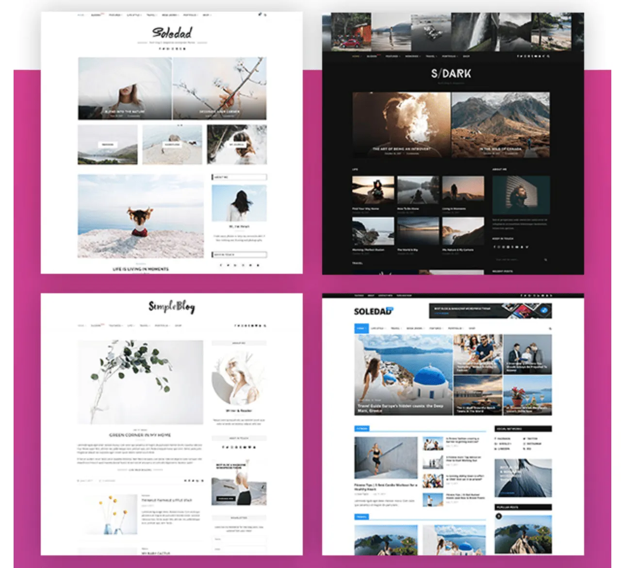 Theme blog WordPress đẹp cho trang tạp chí - Soledad