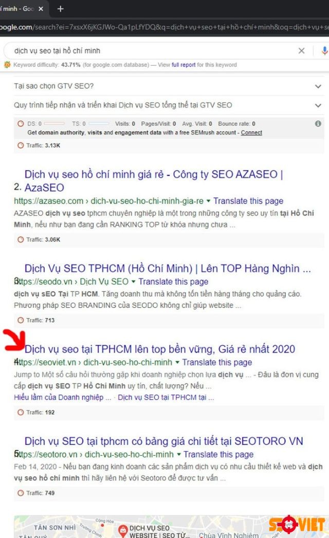 dịch vụ seo tại Hồ Chí Minh