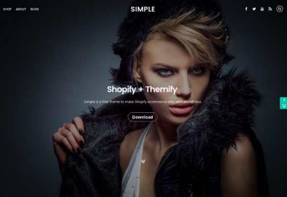 Simple - Theme WordPress đẹp miễn phí từ Themify