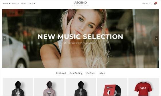 Ascend - Sở hữu nhiều tính năng như theme cao cấp