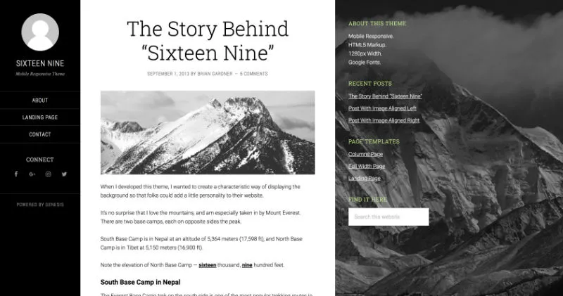 Sixteen Nine