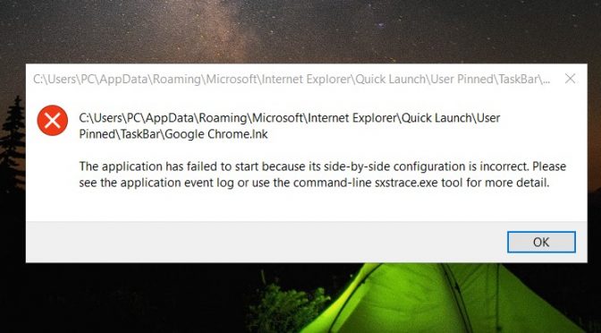 Sửa lỗi The application has failed to start because its side-by-side configuration is incorrect | Việt Nét