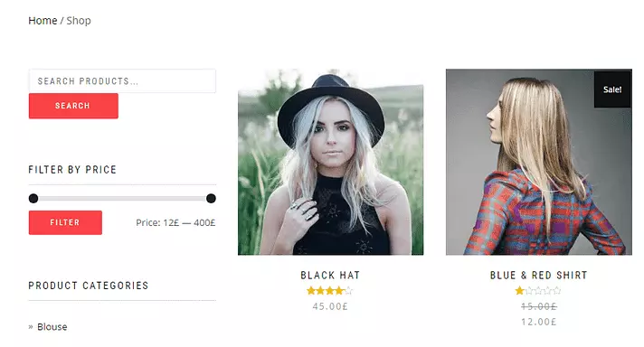 giao diện Sidebar trong WordPress