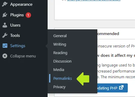 Hướng dẫn thay đổi permalink structure mặc định trên WordPress
