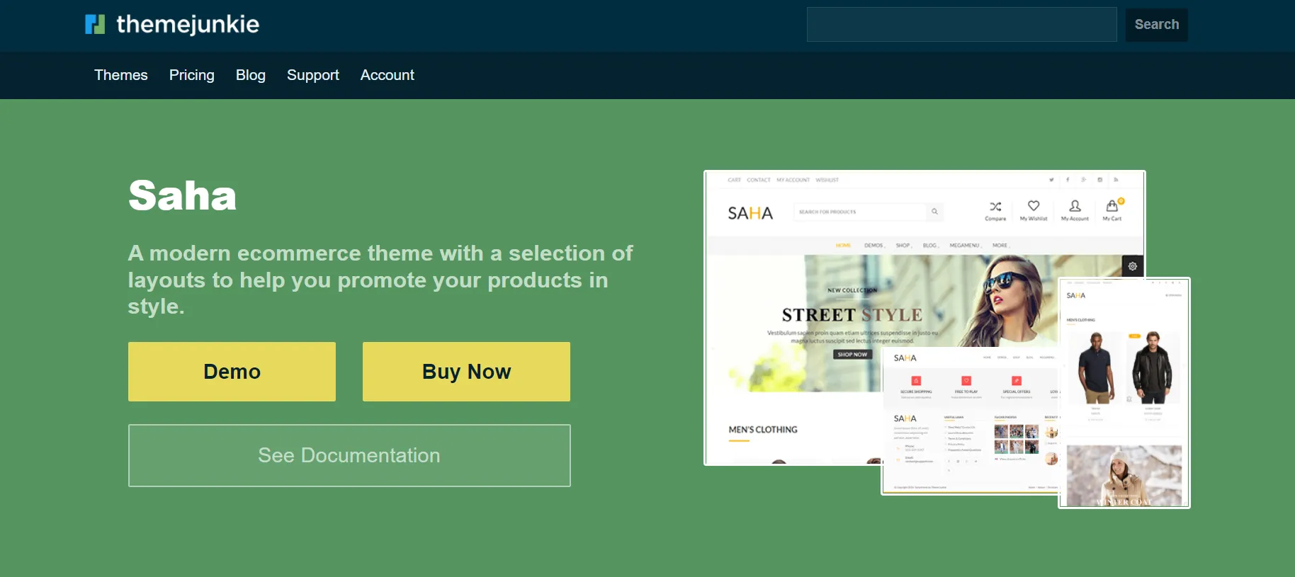 Tìm hiểu Saha Theme thích hợp cho eCommerce | Việt Nét
