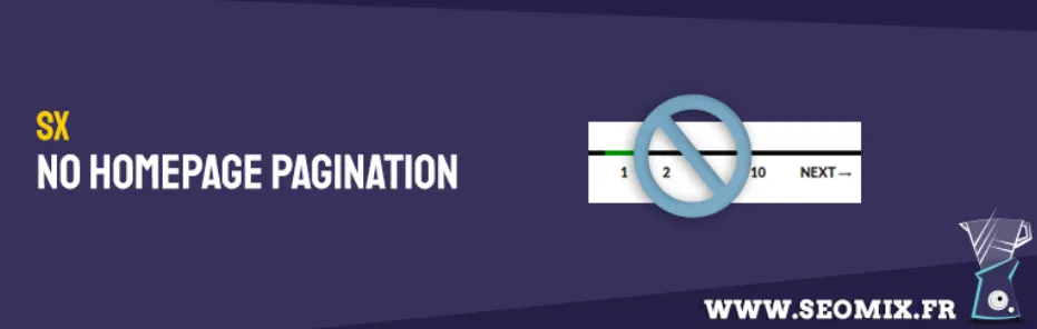 plugin phân trang trong WordPress SX No Homepage Pagination