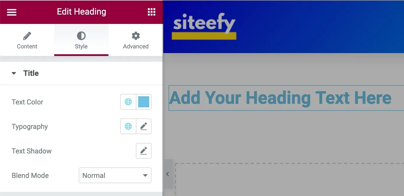 Sidebar Style