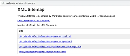 Tạo Sitemap website không cần plugin