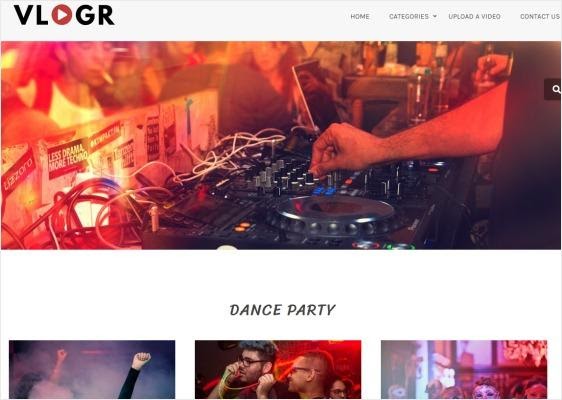 Vlogr - Theme WordPress phù hợp cho blogger video