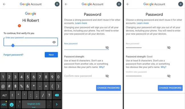 Hướng dẫn đổi mật khẩu Gmail