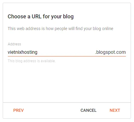 Chọn URL