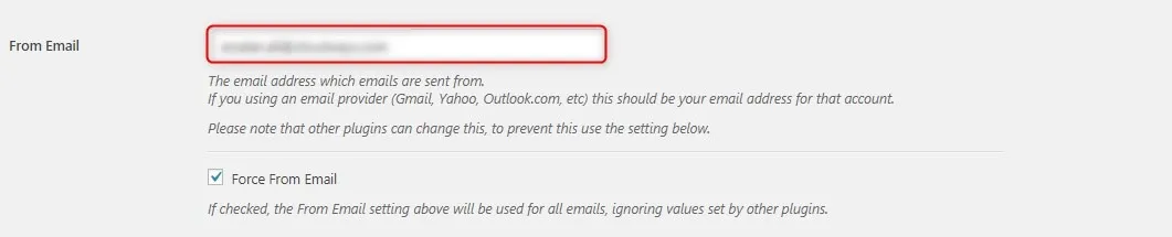 From Email