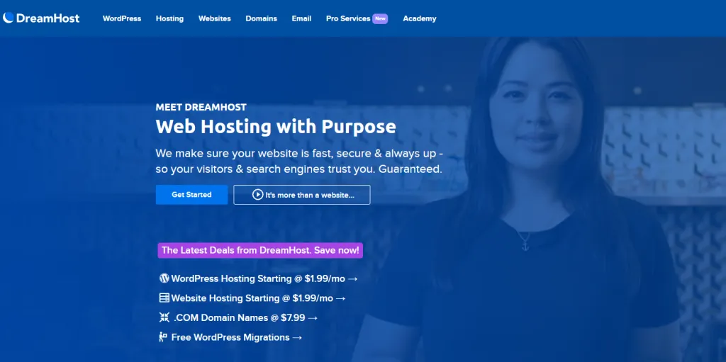 Nhà cung cấp Dreamhost