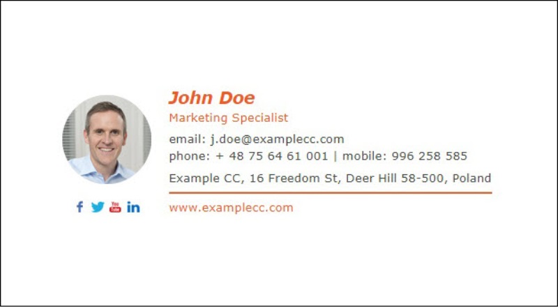 chữ ký email