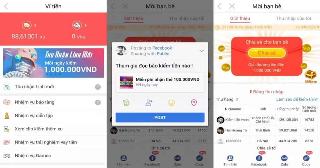 app đọc báo kiếm tiền uy tín