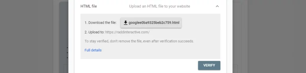 File HTML