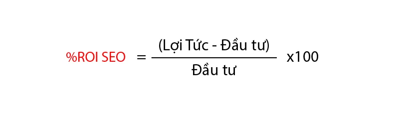 Công thức tính ROI SEO