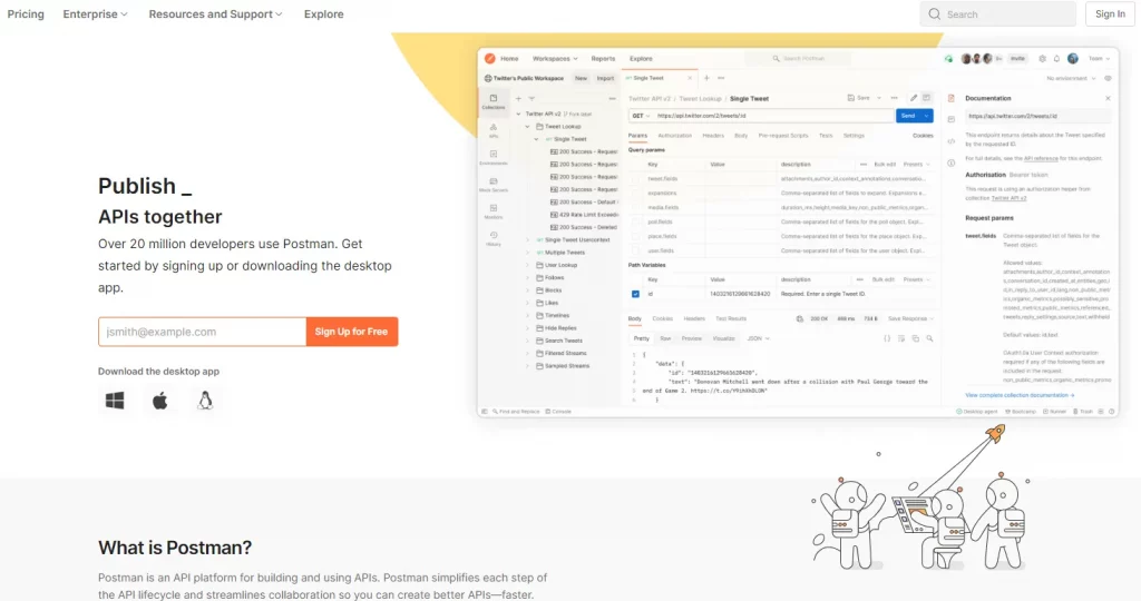 Làm sao để Download và cài đặt Postman