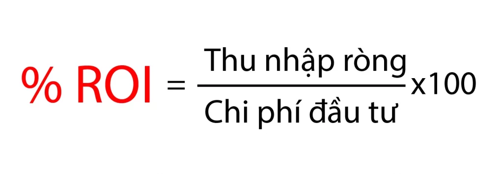 Công thức tính ROI phổ biến nhất