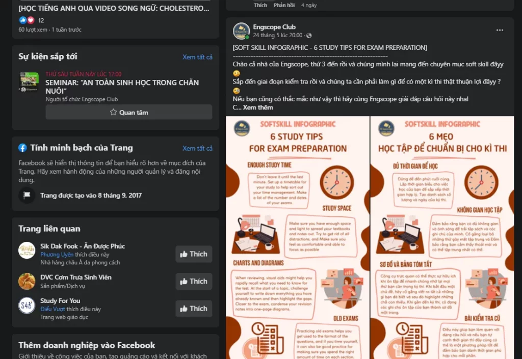 Infographics trên Facebook