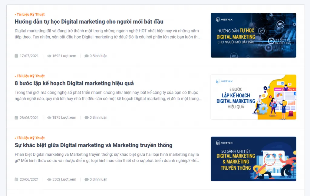 thumbnail mô tả nội dung bài viết trên website