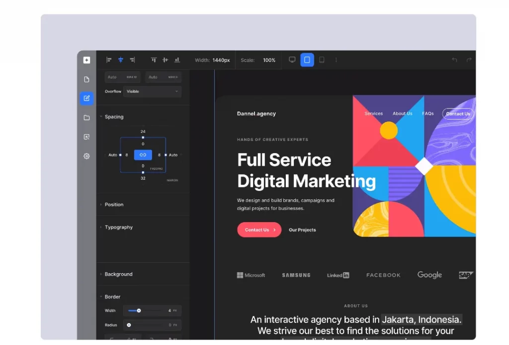 Website Builder để tự tạo website