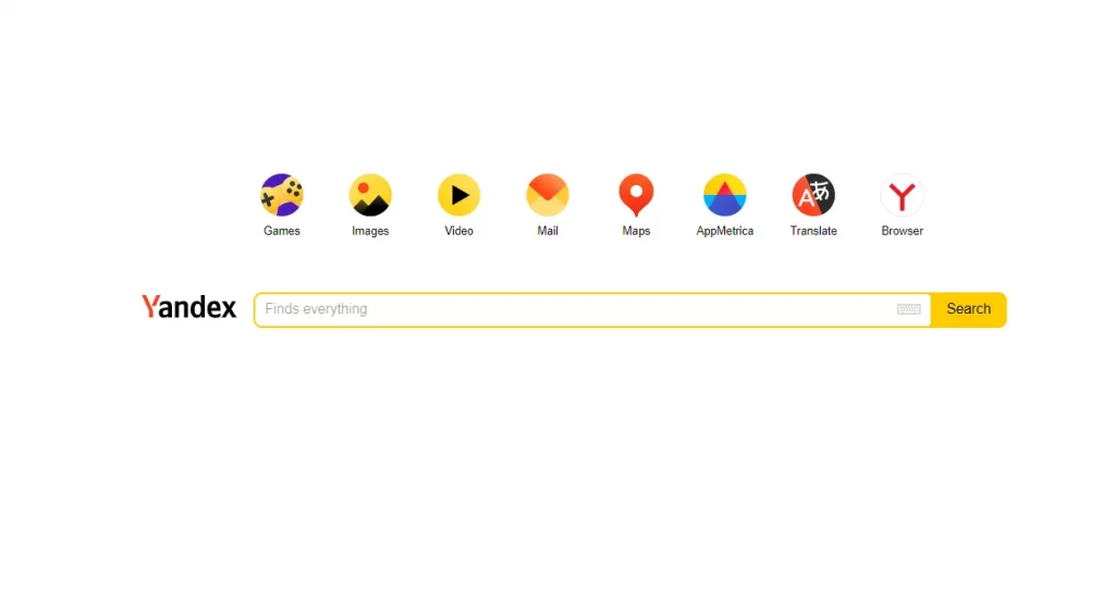 Yandex - máy tìm kiếm được sử dụng nhiều nhất tại Nga