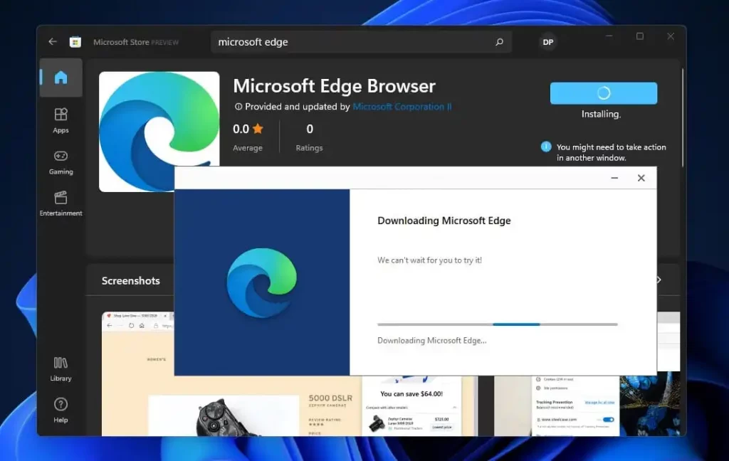 Cách tải và cài đặt Microsoft Edge