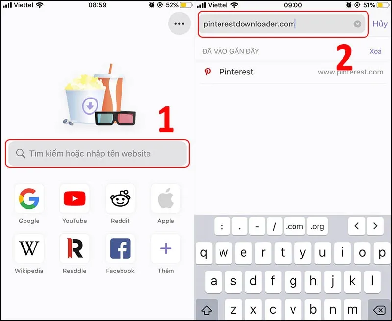 cach luu video pinterest tren dien thoai ios