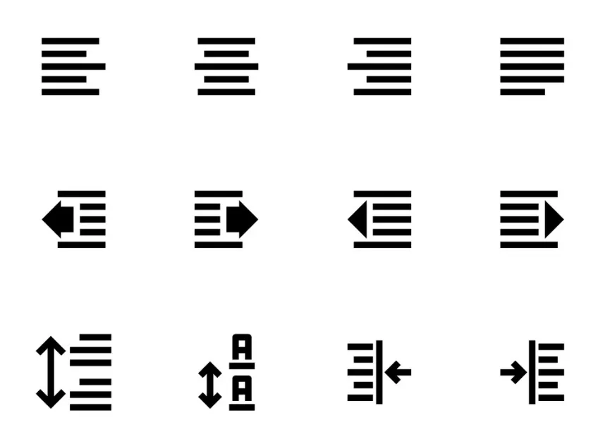 Các dạng căn chỉnh