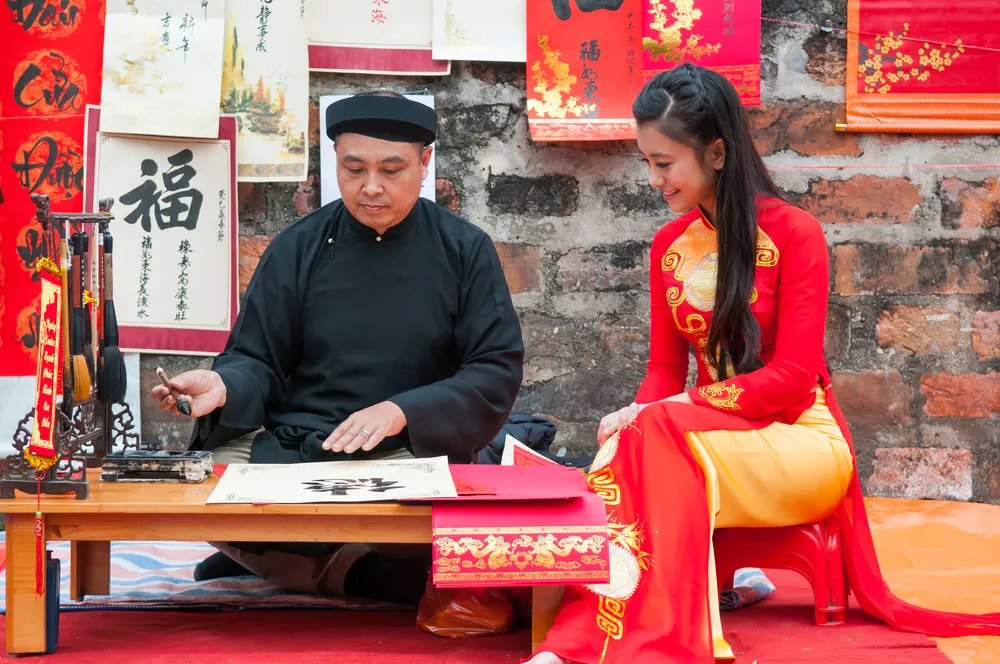 Tranh treo câu đối